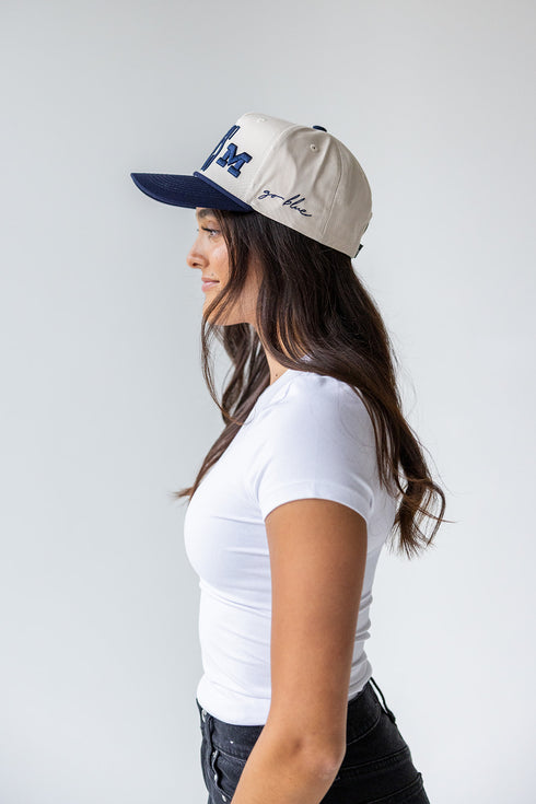 Michigan Saturday Stretch Canvas Trucker Hat